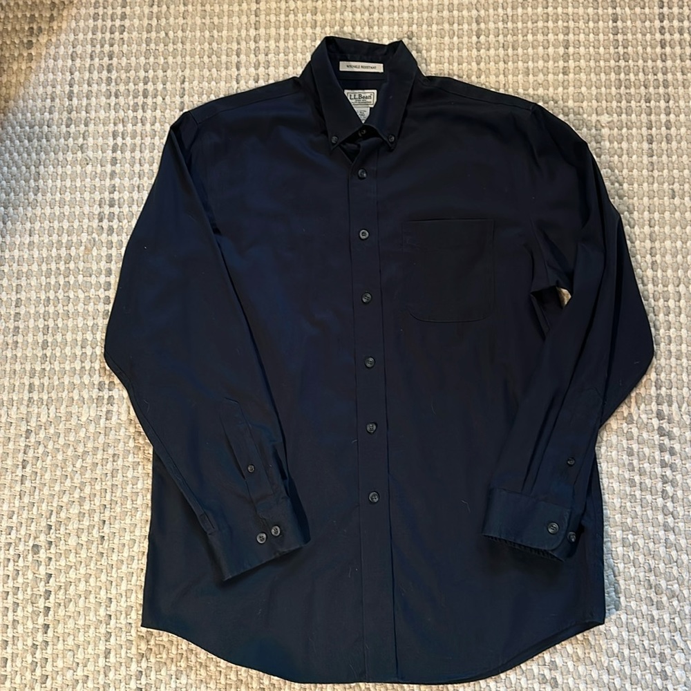 LL Bean LS Dress Shirt